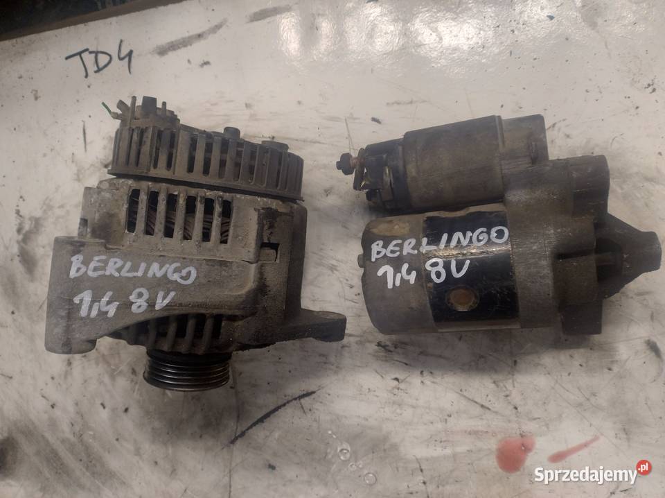 CITROEN BERLINGO PEUGEOT PARTNER 14 alternator Układ elektryczny silnika Kielce sprzedam