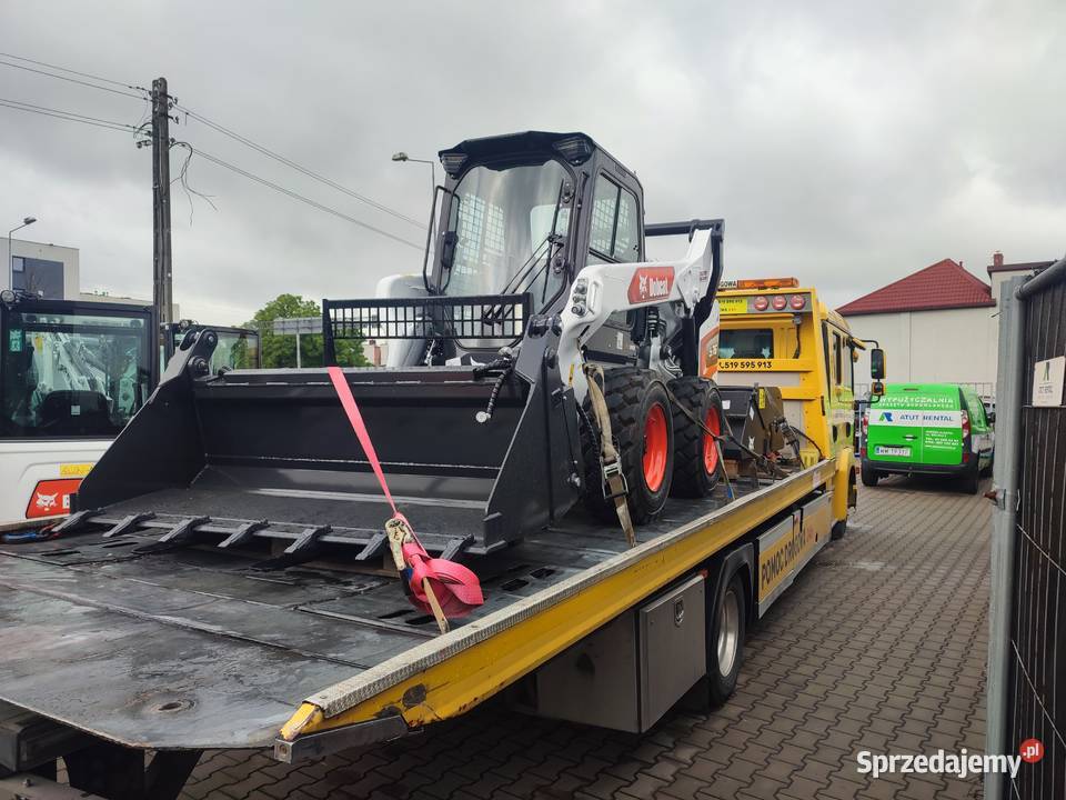 omoc drogowa Transport maszyn Laweta Autolaweta