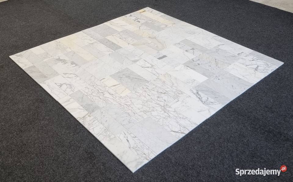 Mozaika marmurowa płytki marmurowe Bianco Bielawa