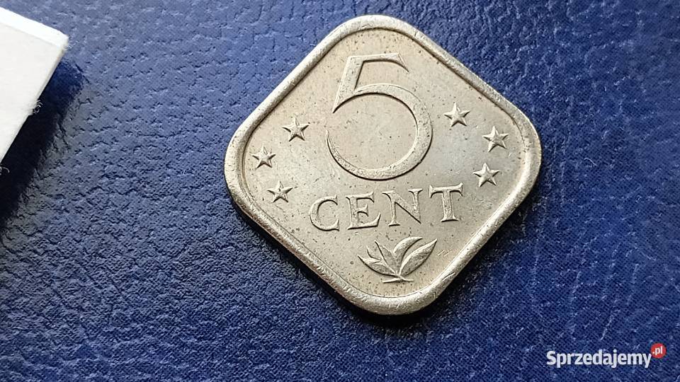 Stare monety 5 cent 1979 Antyle Holenderskie podkarpackie Lesko