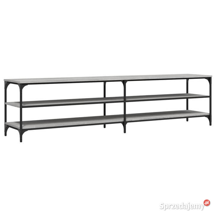 Szafka pod telewizor szary dąb sonoma 200x30x50 RTV Warszawa