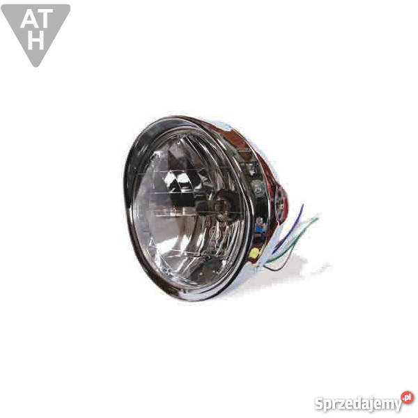 LAMPA MOTOCYKLOWA 190mm chrom Uniwersalna Kymco Mrągowo
