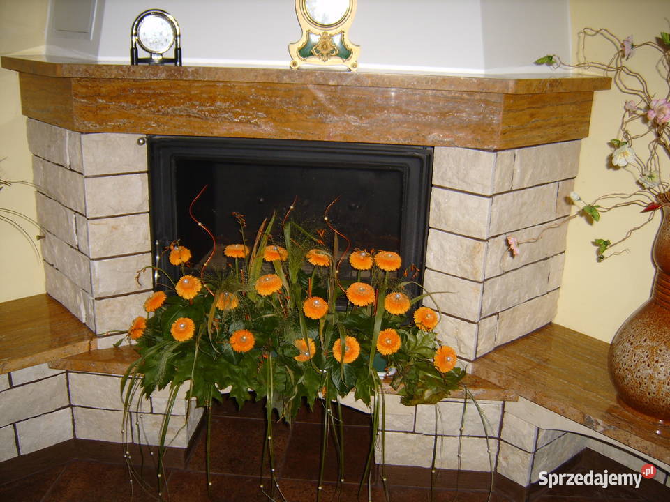 Kamień trawertyn do zbudowania kominka Skierniewice