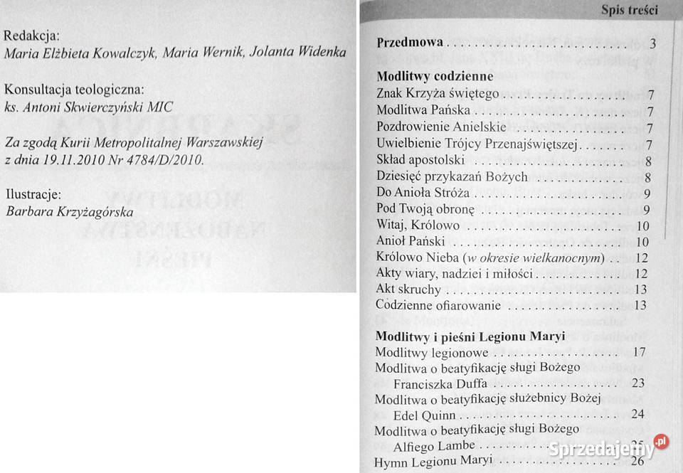Skarbnica Modlitwy Nabożeństwa Pieśni ks Antoni Rok wydania 2019 Chełm