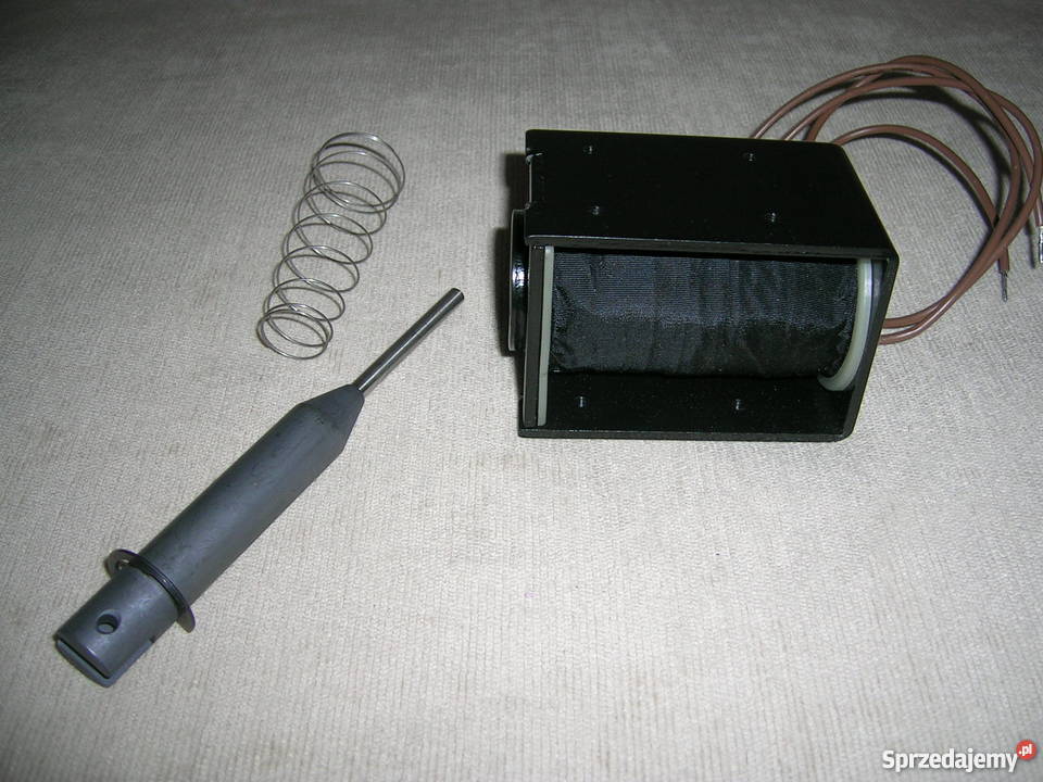 Elektromagnes pchający 24V solenoid do 85N Wyszków