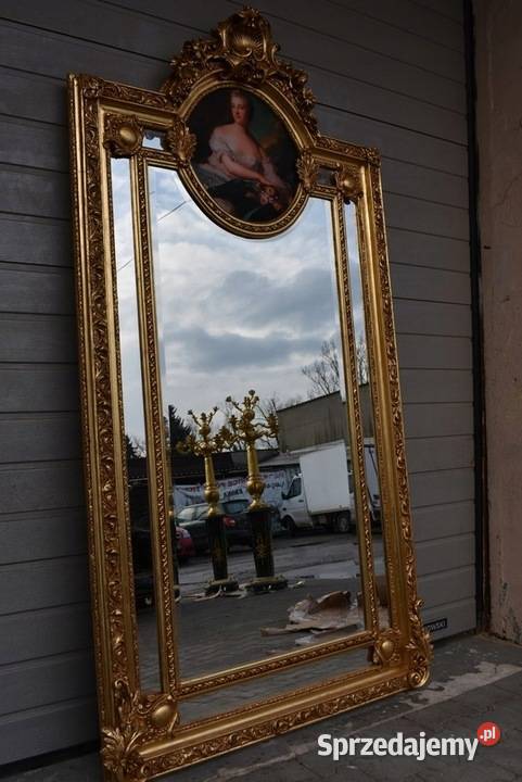 Złote Lustro 210 x 107 Obraz Arystokratka Kraków