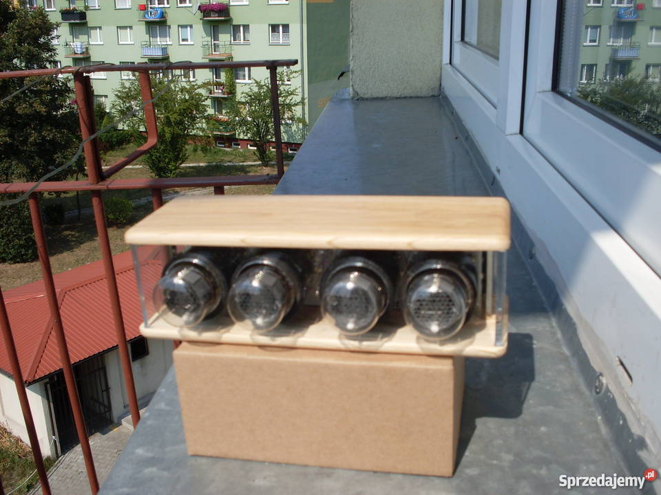 zegar retro na lampach nixie 516 Antyki