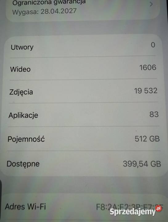 Iphone 17 512GB NOWY Używany 5 miesięcy IDEALNY Sosnowiec
