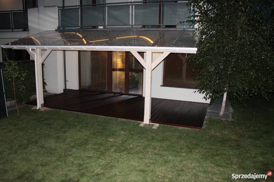 WIATA PRZYŚCIENNA Zadaszenie taras Pergola