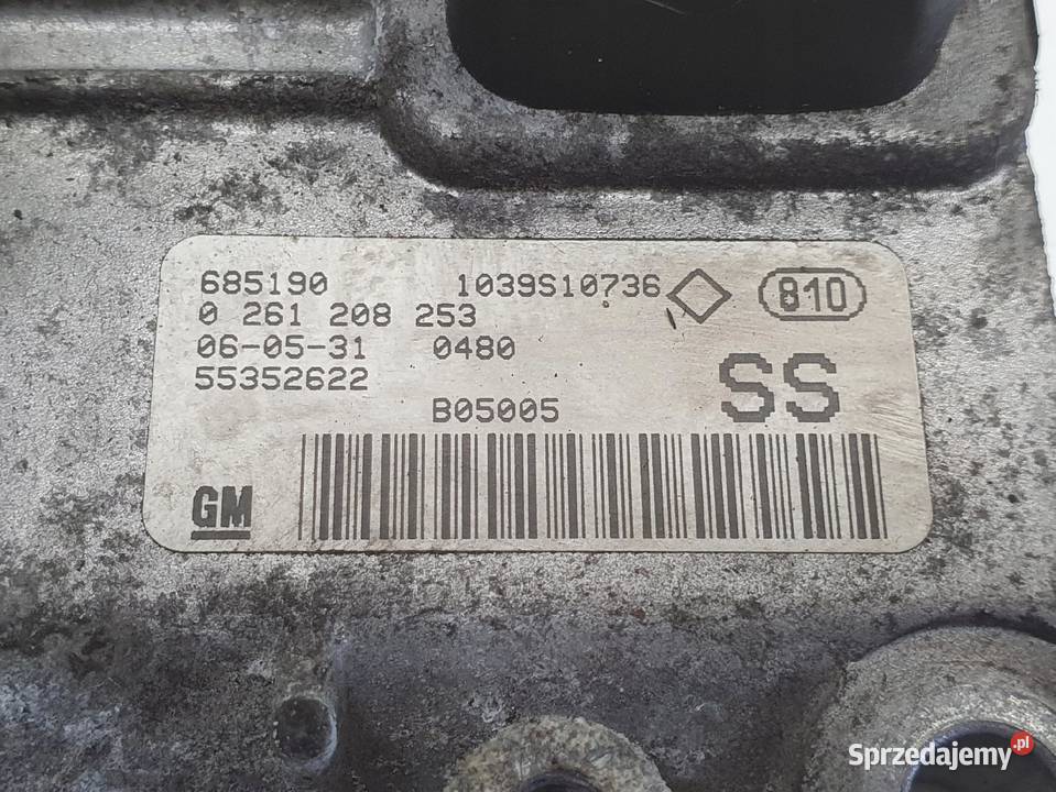 Opel Corsa C 12 16V STEROWNIK SILNIKA komputer osobowe Rudka
