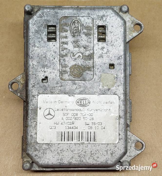 MODUŁ SKRĘTU XENON MERCEDES 5DF00870400 osobowe Przetwornice Oświetlenie Mielęcin
