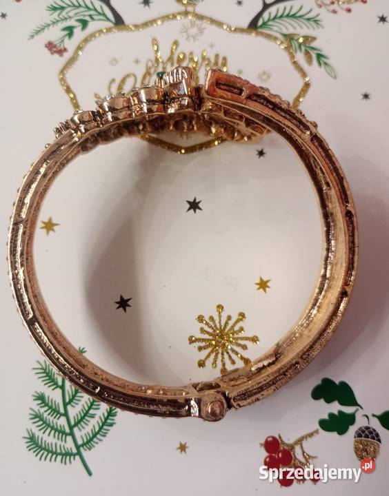 Piękna lśniąca bransoletka mankietowa styl Białystok