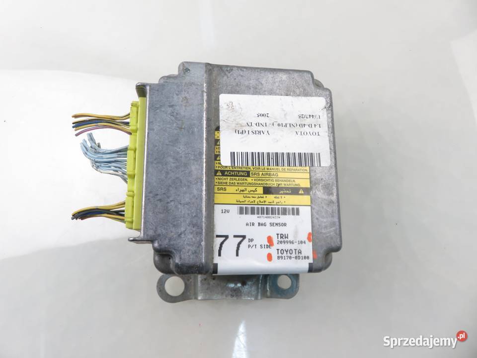 MODUŁ AIRBAG TOYOTA YARIS I 891700D100 209996104