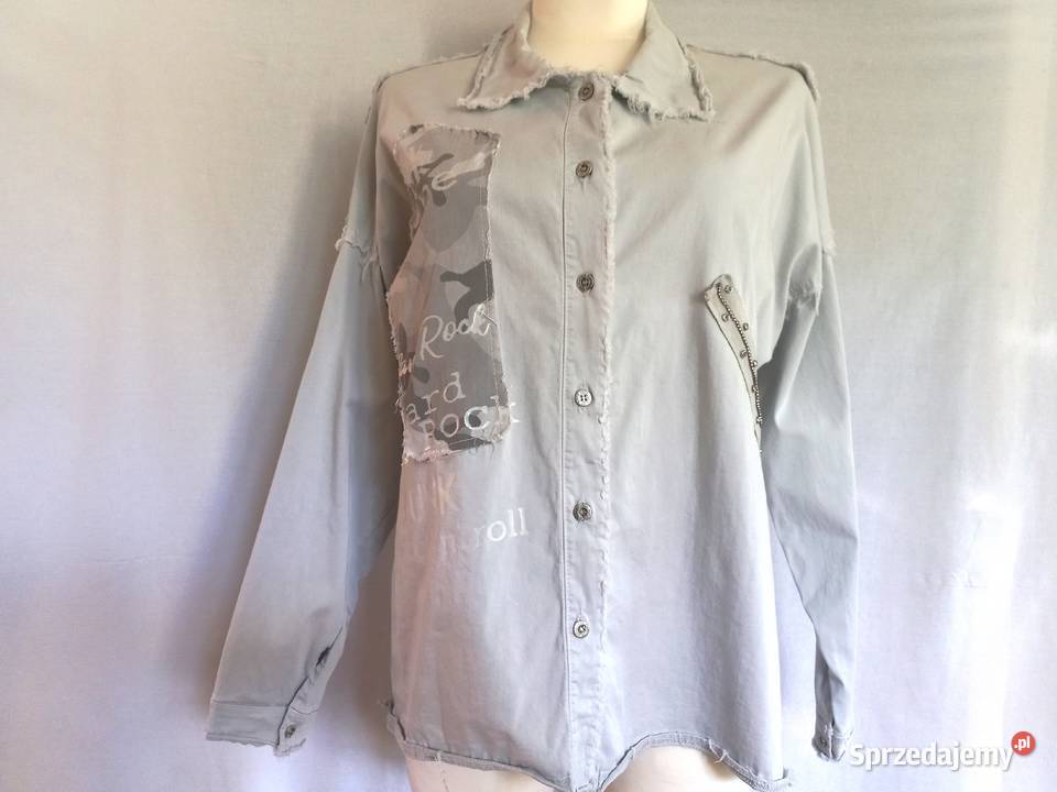 Bluzka jeans Koszula jasny r XL damska NOWA Białystok