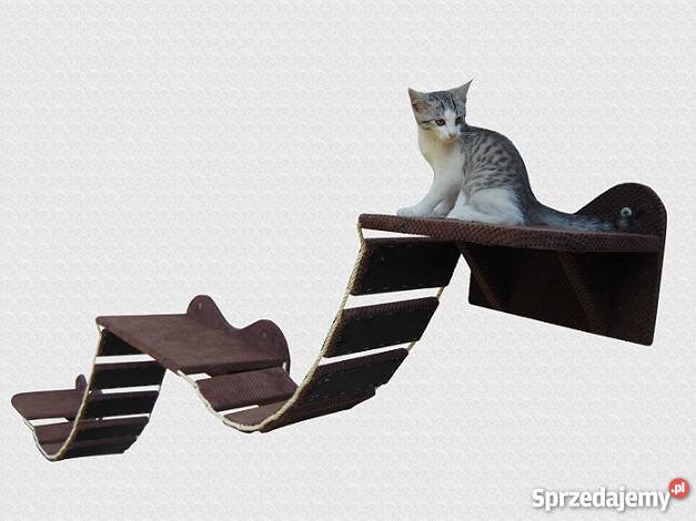 Drapak dla kota schody na ścianę MAKSPOL  WYBÓR KOLORU