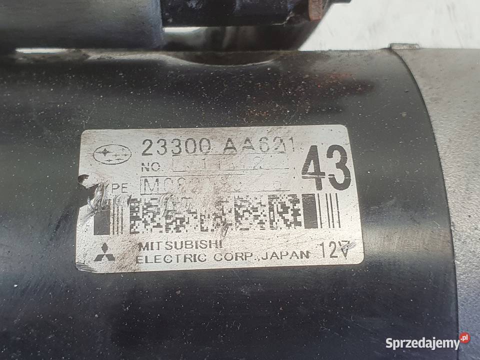 ROZRUSZNIK Subaru Legacy V 20 D ROZRUSZNIK Rudka