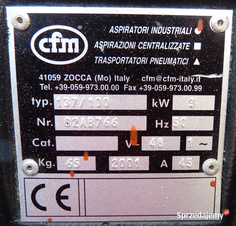 Odkurzacz przemysłowy Nilfisk CFM 137 dolnośląskie Wrocław sprzedam