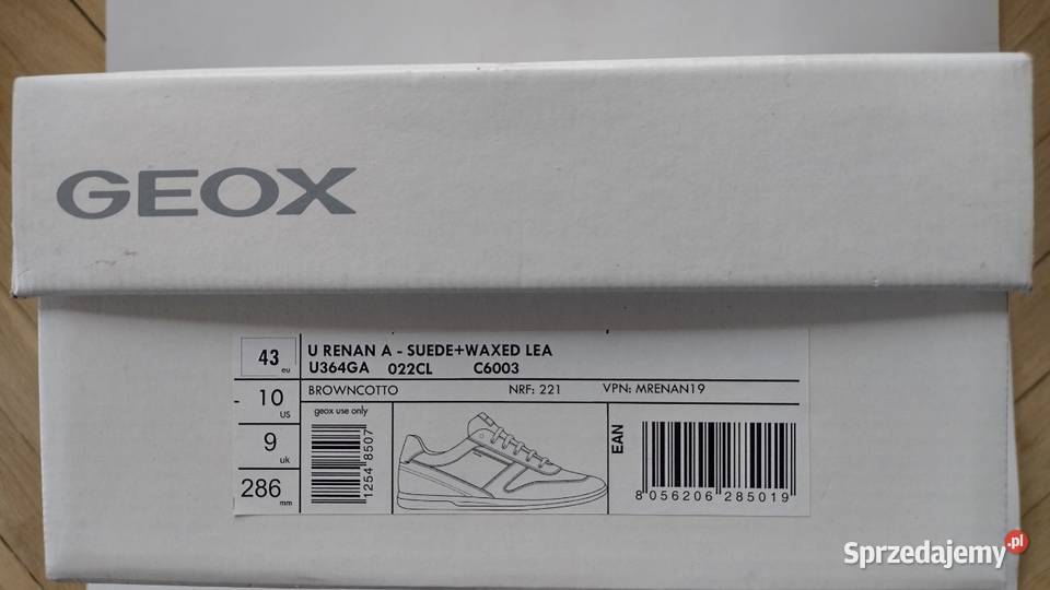 Nowe Sneakersy U Renan A SuedeWAaxed Lea U364GA Kraków