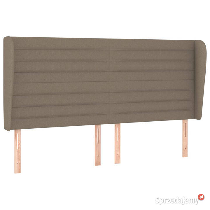 Zagłówek uszak taupe 163x23x118128 tkanina Warszawa