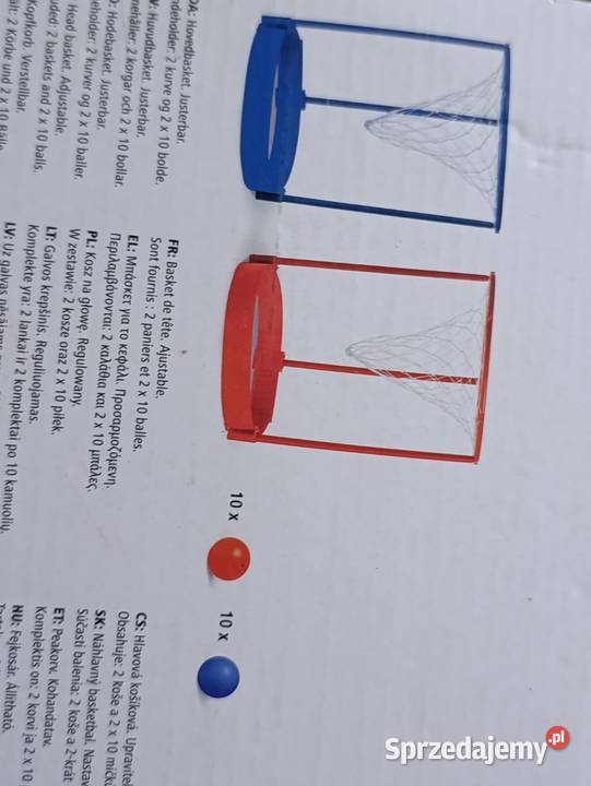 zestaw do gry w koszykówkę na głowie Pozostałe