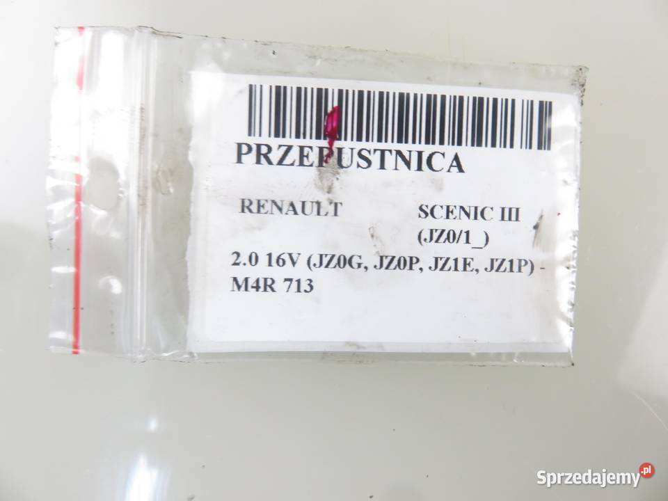 PRZEPUSTNICA RENAULT SCENIC III 20 16V