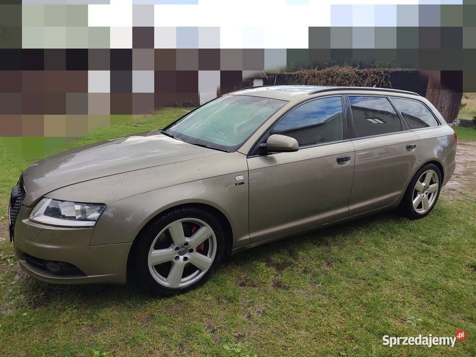 Audi A6 C6 32Fsi 255 Anglik 2006r Bose solar elektryczne lusterka Sandomierz sprzedam