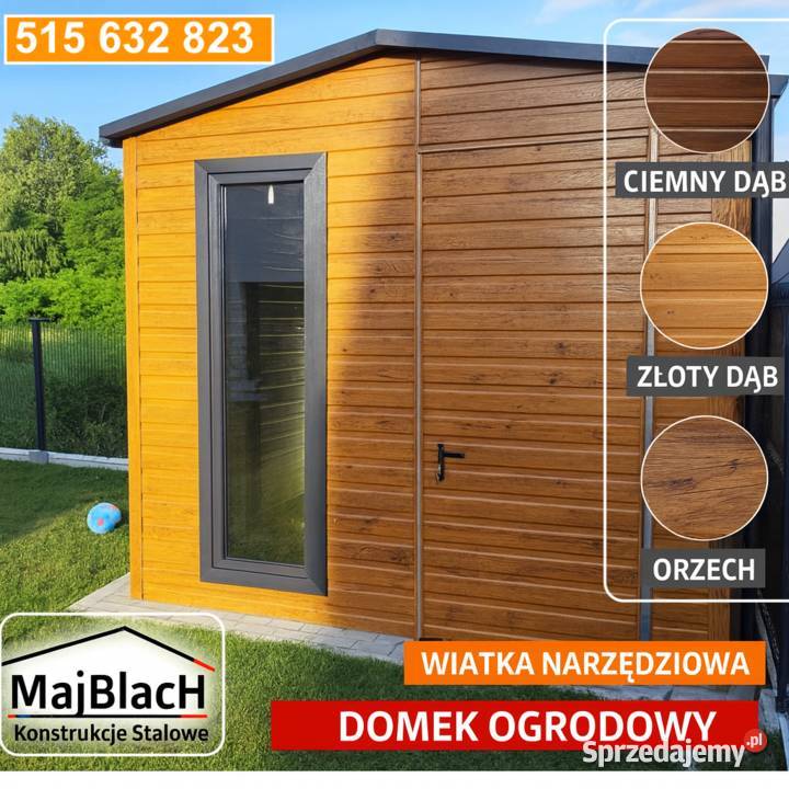 MAŁY GRAFITOWY Garaż Blaszany Na narzędzia mazowieckie Radom