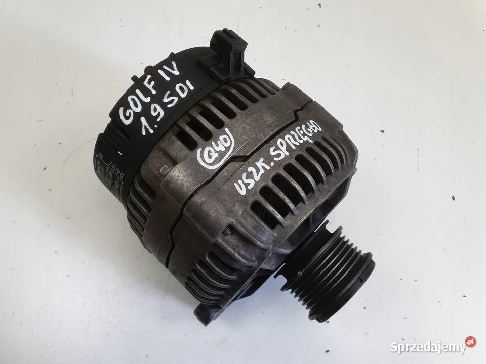 ALTERNATOR Audi A3 8L Golf IV 19 TDI 0123515021 Rudka