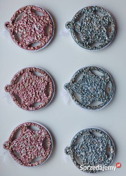 Ozdoba świąteczna wisząca rękodzieło