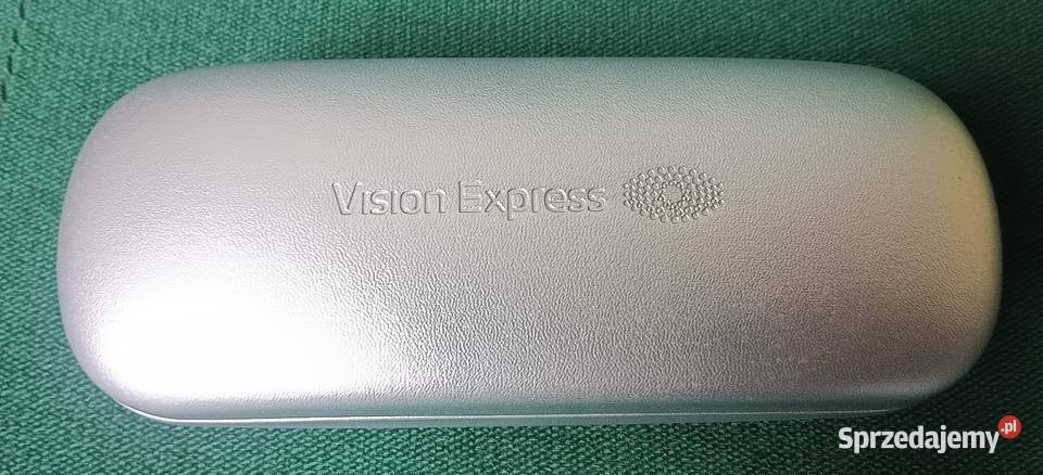 Etui na okulary srebrne Vision Express Uniseks