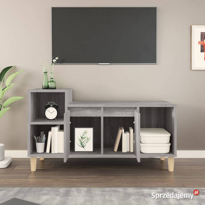 Szafka pod telewizor szary dąb sonoma 100x35x55 Dom i Ogród Warszawa sprzedam