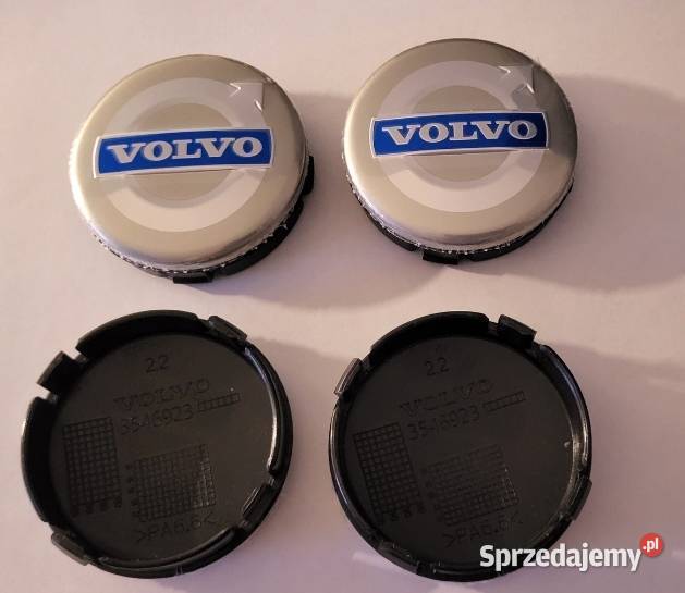 Dekle dekielki do VOLVO 64mm srebrne komplet Zamość