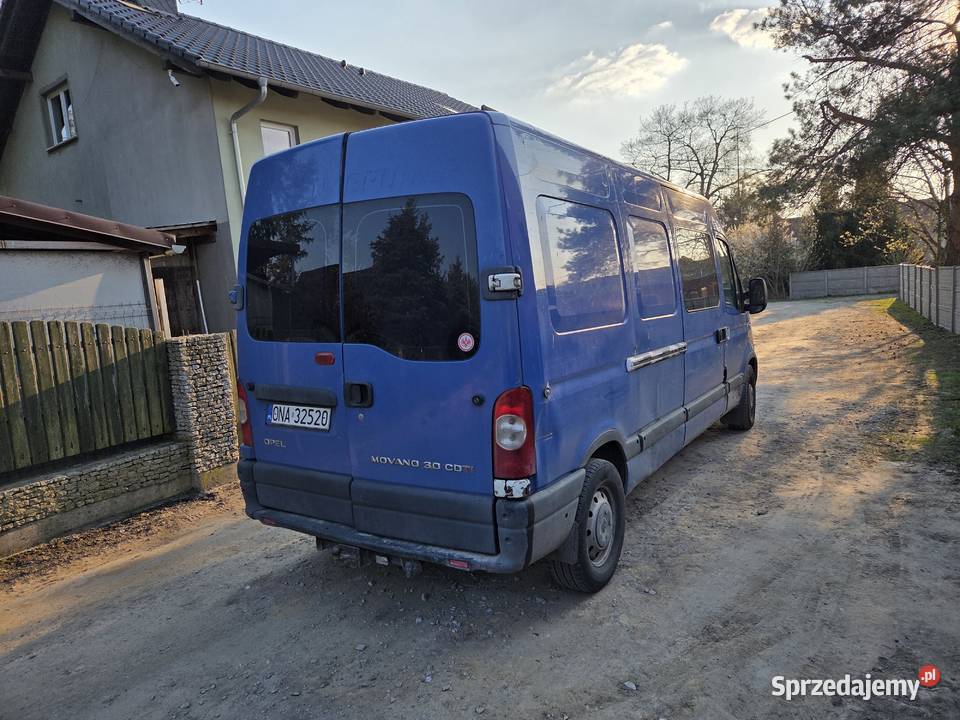 Opel movano 30 cdti Rok produkcji 2005 Oława