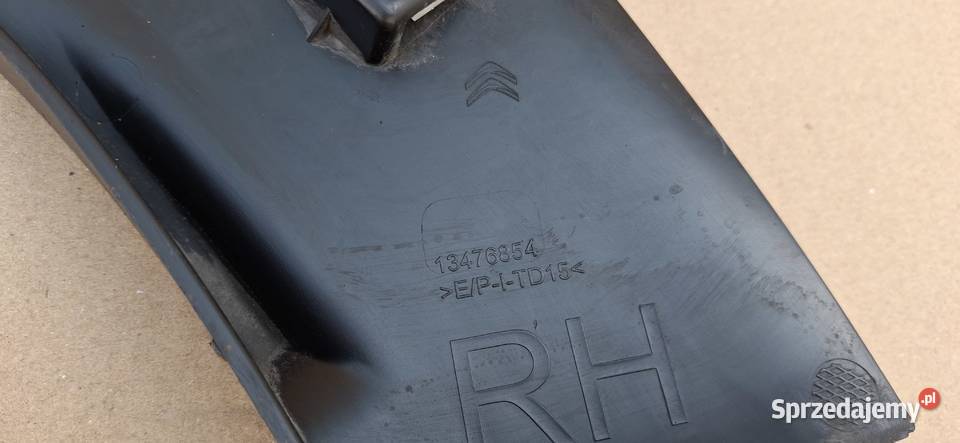 CITROEN C3 AIRCROSS LISTWA BŁOTNIKA PRAWY TYŁ osobowe