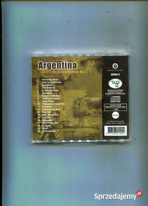 Argentina Anthology of Argentinian Music Płyta CD zachodniopomorskie Szczecin