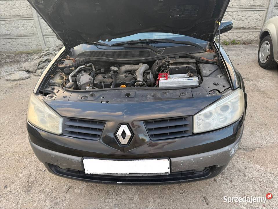 Zderzak lampa grill maska komplet Renault Megane