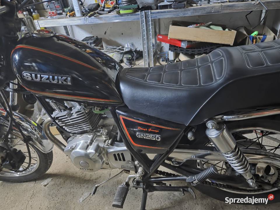 Suzuki gn 250 denys garage 9 przebiegu 9000km Biskupiec