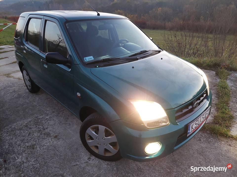 Subaru Justy G3X 13 4x4 Niski Przebieg Oszczędny lakier metallic