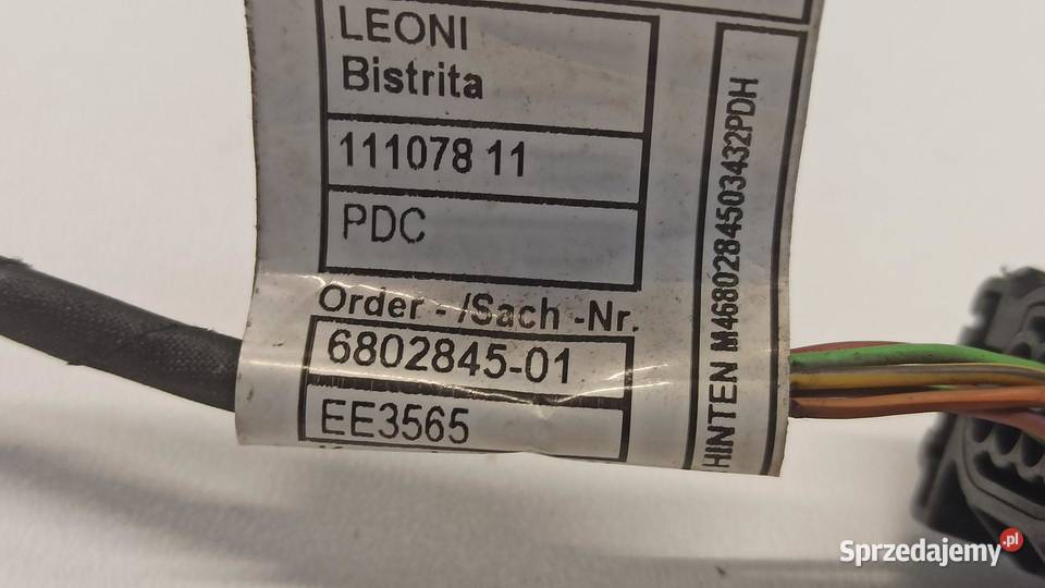 BMW 7 G11 WIĄZKA PDC TYŁ ZDERZAKA 6802845 Materiały instalacyjne sprzedam