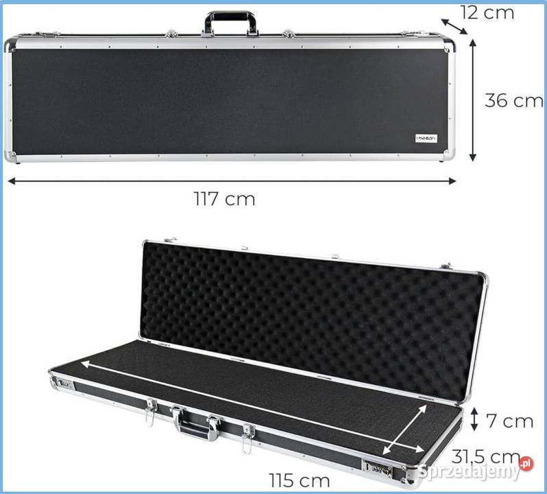 Walizka na broń długą 117 x 36 x 12 Warszawa