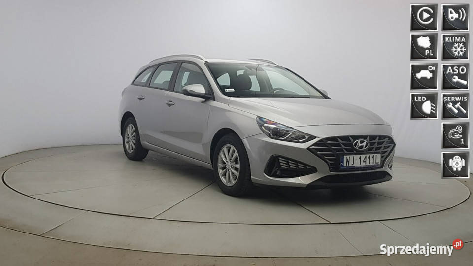 Hyundai i30 10 TGDI Modern Z Polskiego Salonu srebrny Warszawa