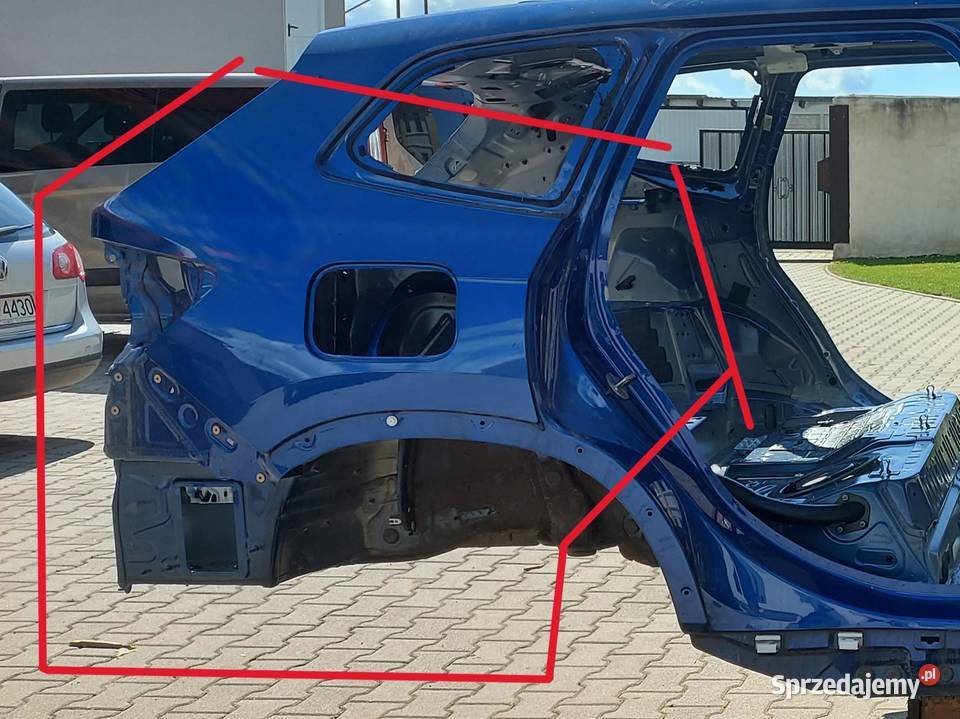 BMW iX1 X1 U11 Błotnik ćwiartka podłużnica tył