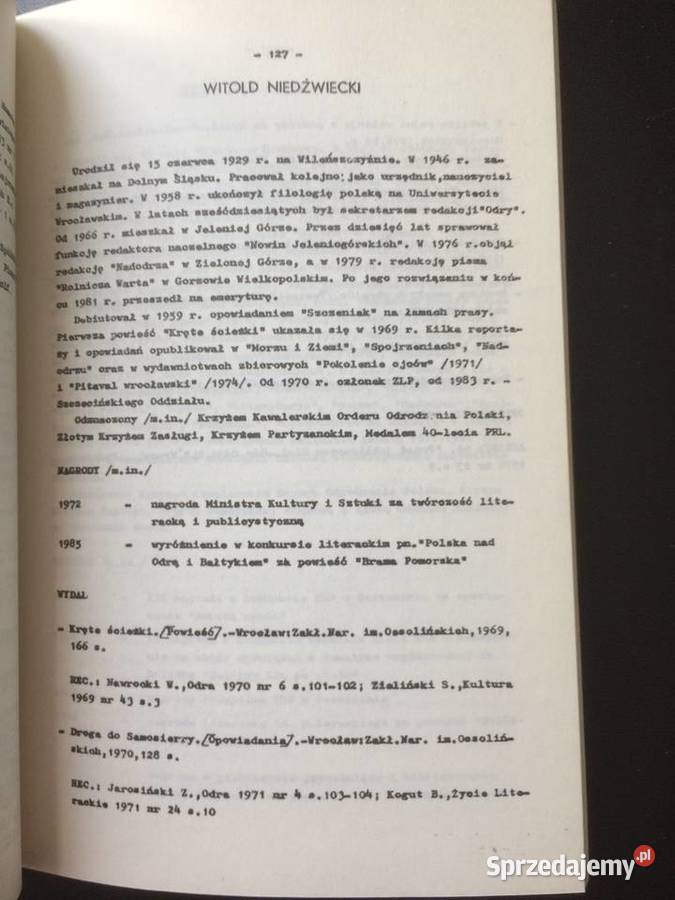3324 Szczecin Literacki 1946 1985 sprzedam