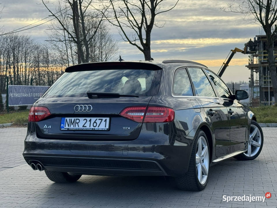 Audi A4 20 TDI 150 SLINE AUTOMAT LED Skóra 4/5 A4 warmińsko-mazurskie Mrągowo