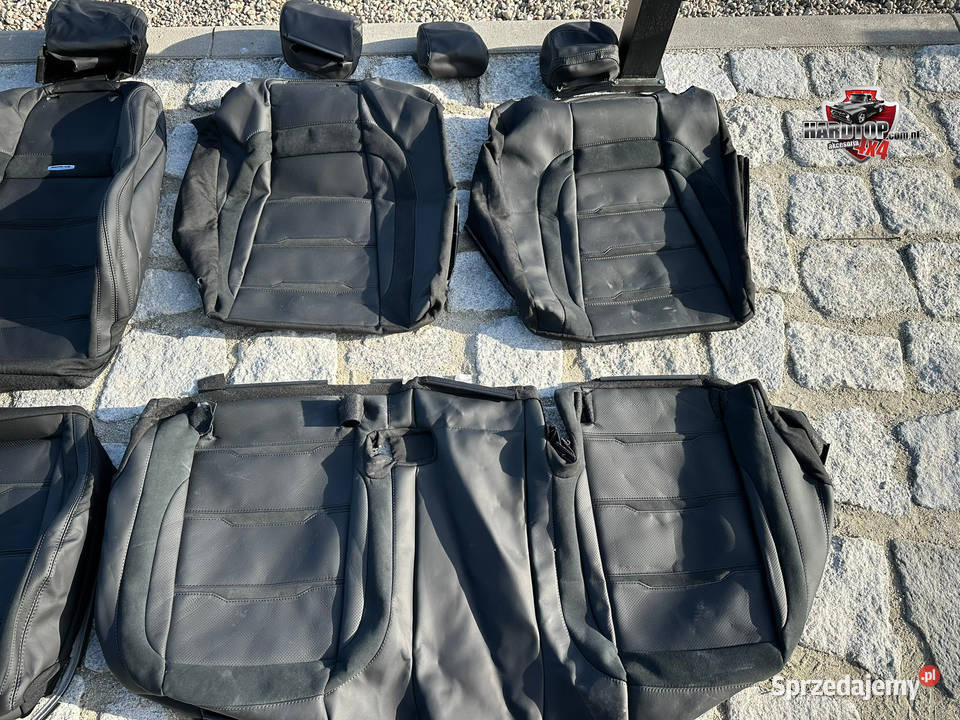 POKROWCE Oryginalne Zestaw Skóra na Fotele Motoryzacja Pasłęk