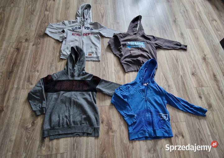 zestaw ubrań r 134140 chłopiec bluzki spodnie Kraków