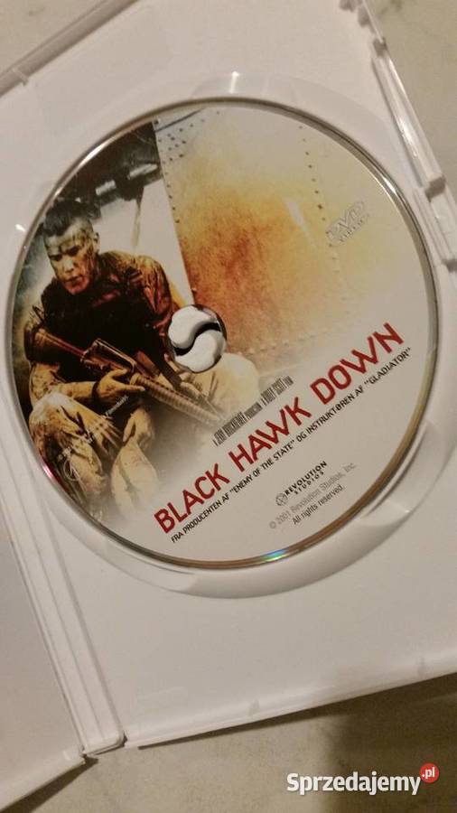Film BLACK HAWK DOWN 2001 Revolution Studios dvd Puławy