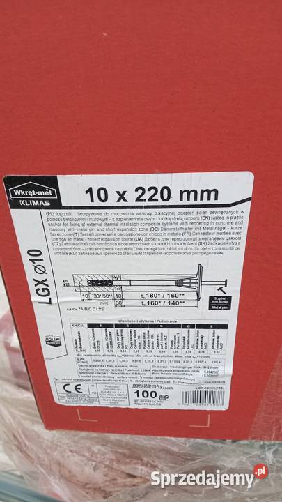 Kołki do styropianu z metalowym trzpień sprzedam