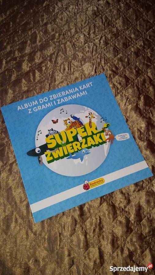 Nowe komplet Super Zwierzaki karty album Papier Giżycko