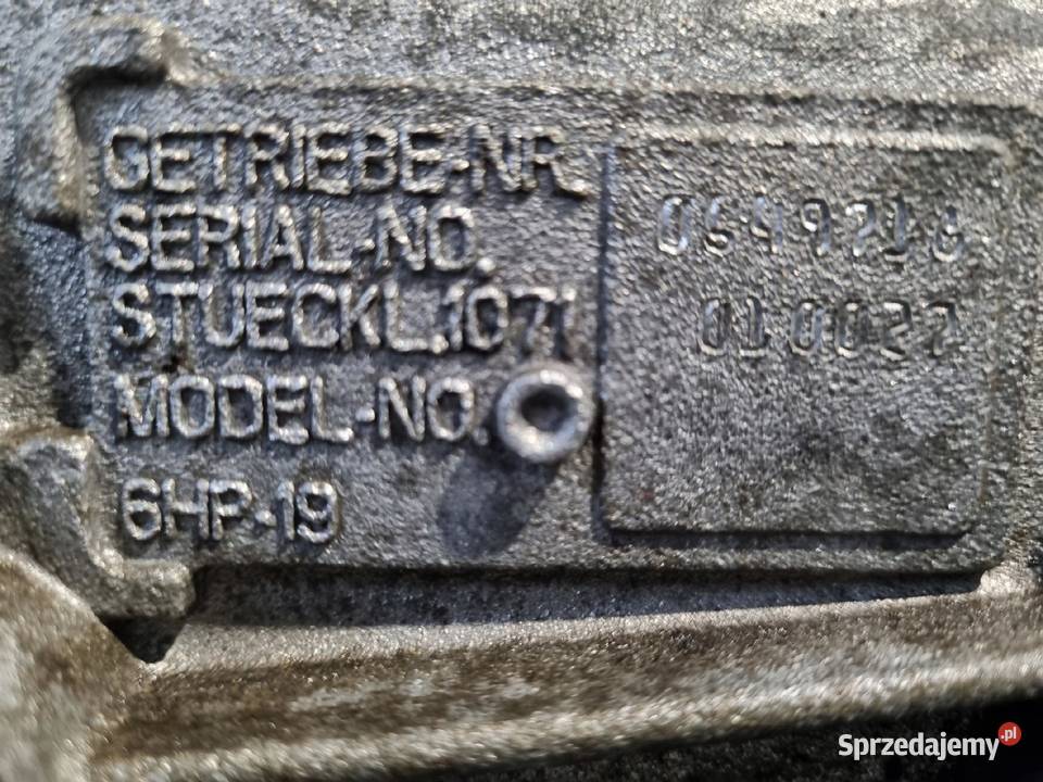 SKRZYNIA BIEGÓW BMW E60 E61 E90 E91 25 N52 6HP19 lubelskie Chełm
